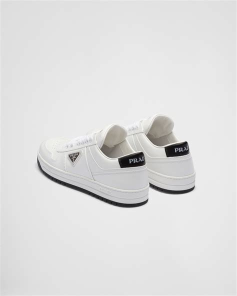 prada perforated leather sneakers|prada shoes sneakers women's.